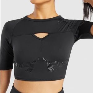 Gymshark Exo Ultra Crop Top - Black